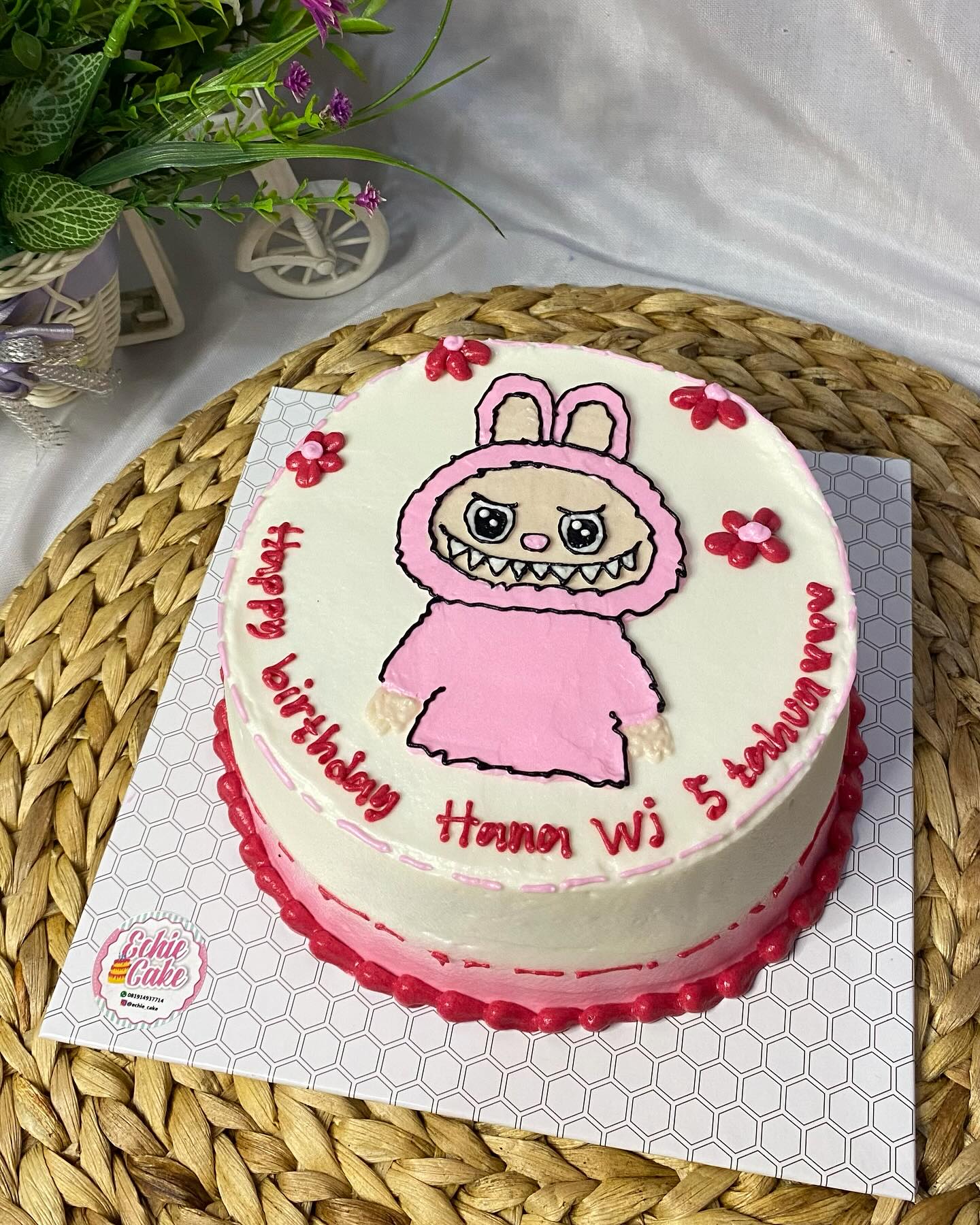 kue ulang tahun kuromi ungu